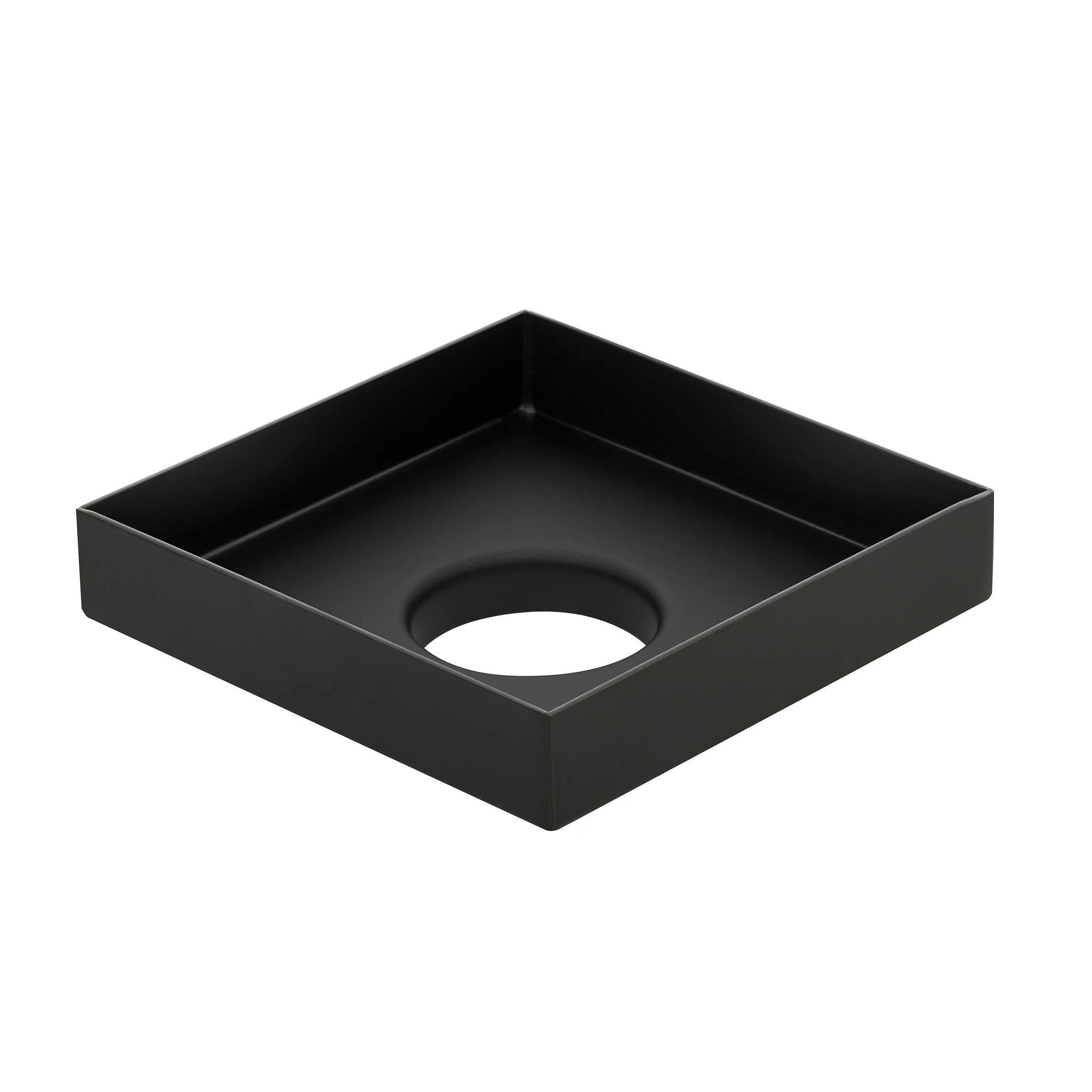 Stainless Steel Tile Insert Floor Waste | 50mm Outlet, Matte Black - Image 3