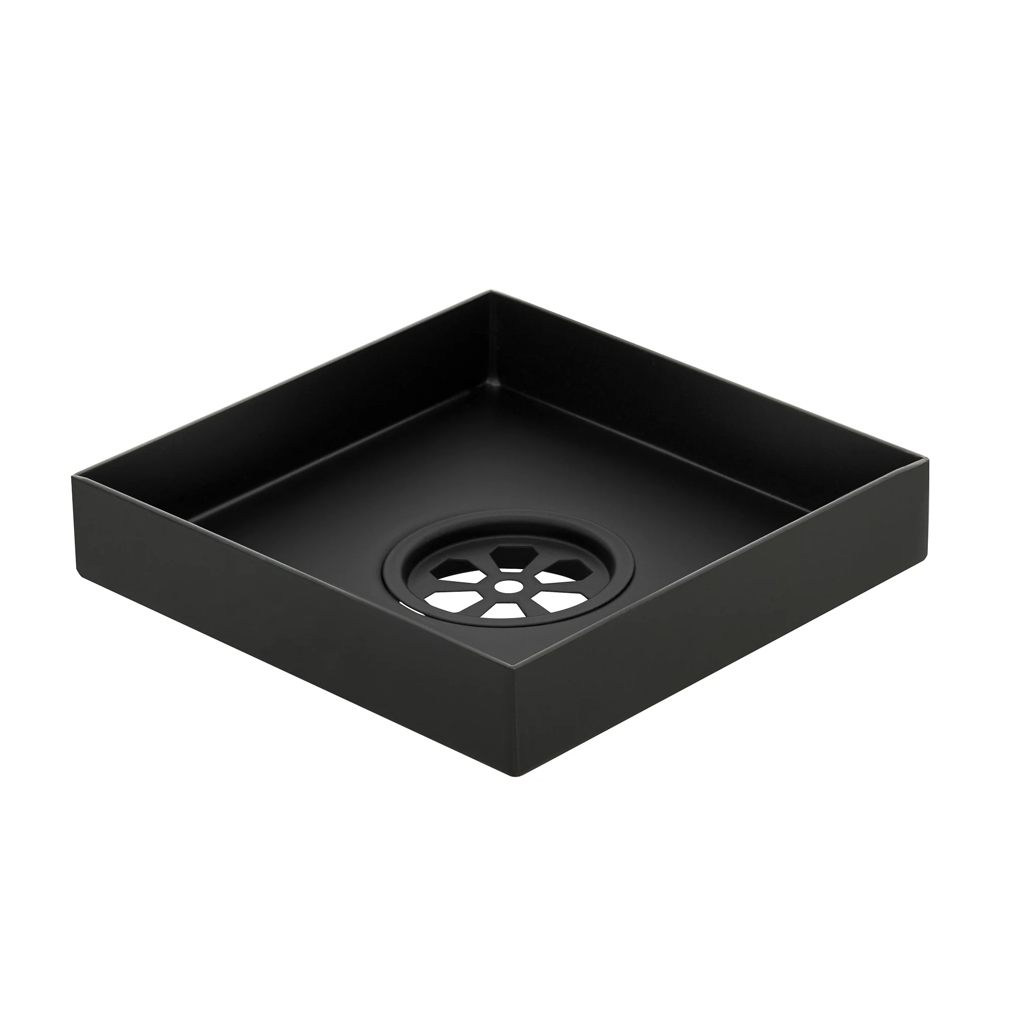 Stainless Steel Tile Insert Floor Waste | 50mm Outlet, Matte Black - Image 4