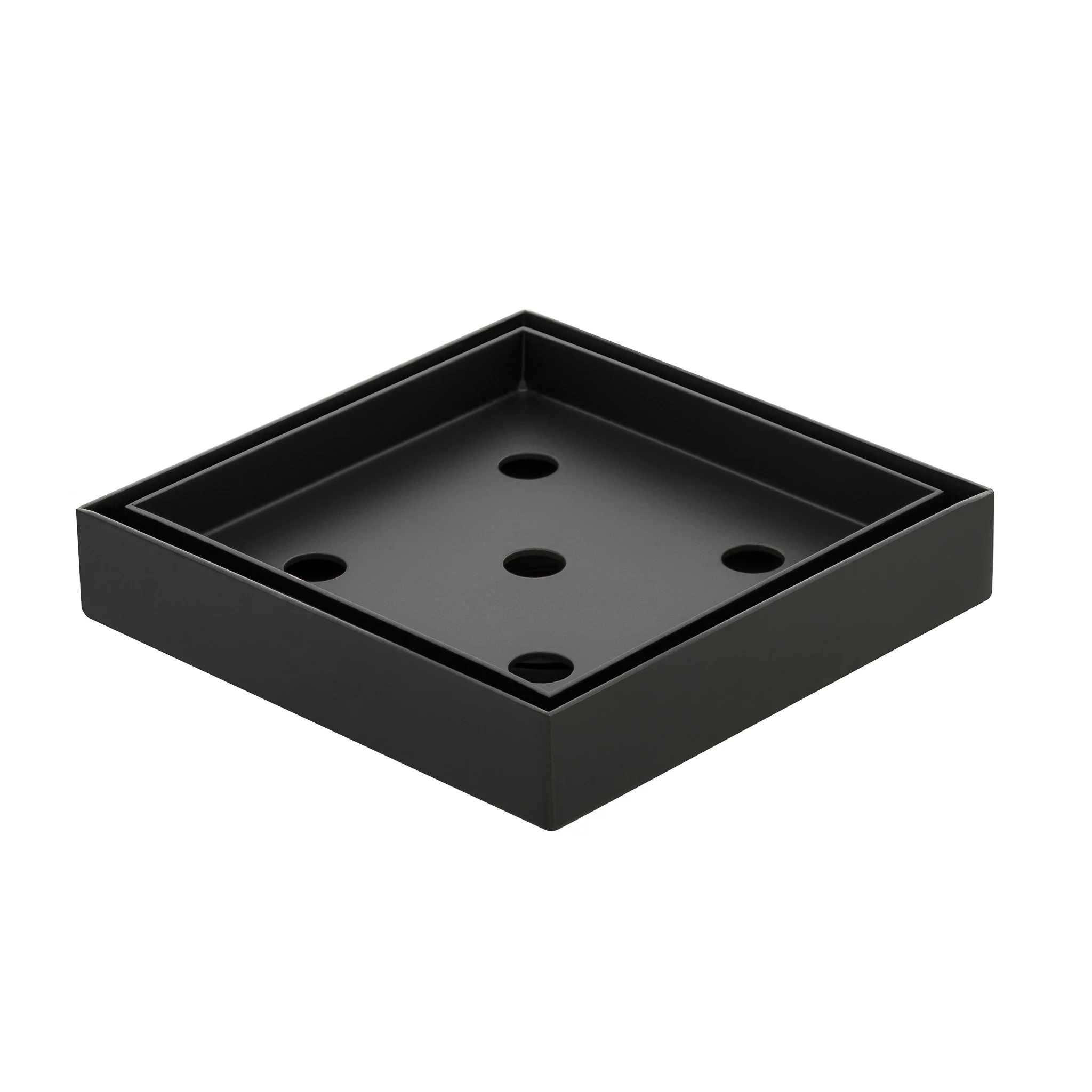Stainless Steel Tile Insert Floor Waste | 50mm Outlet, Matte Black - Image 5