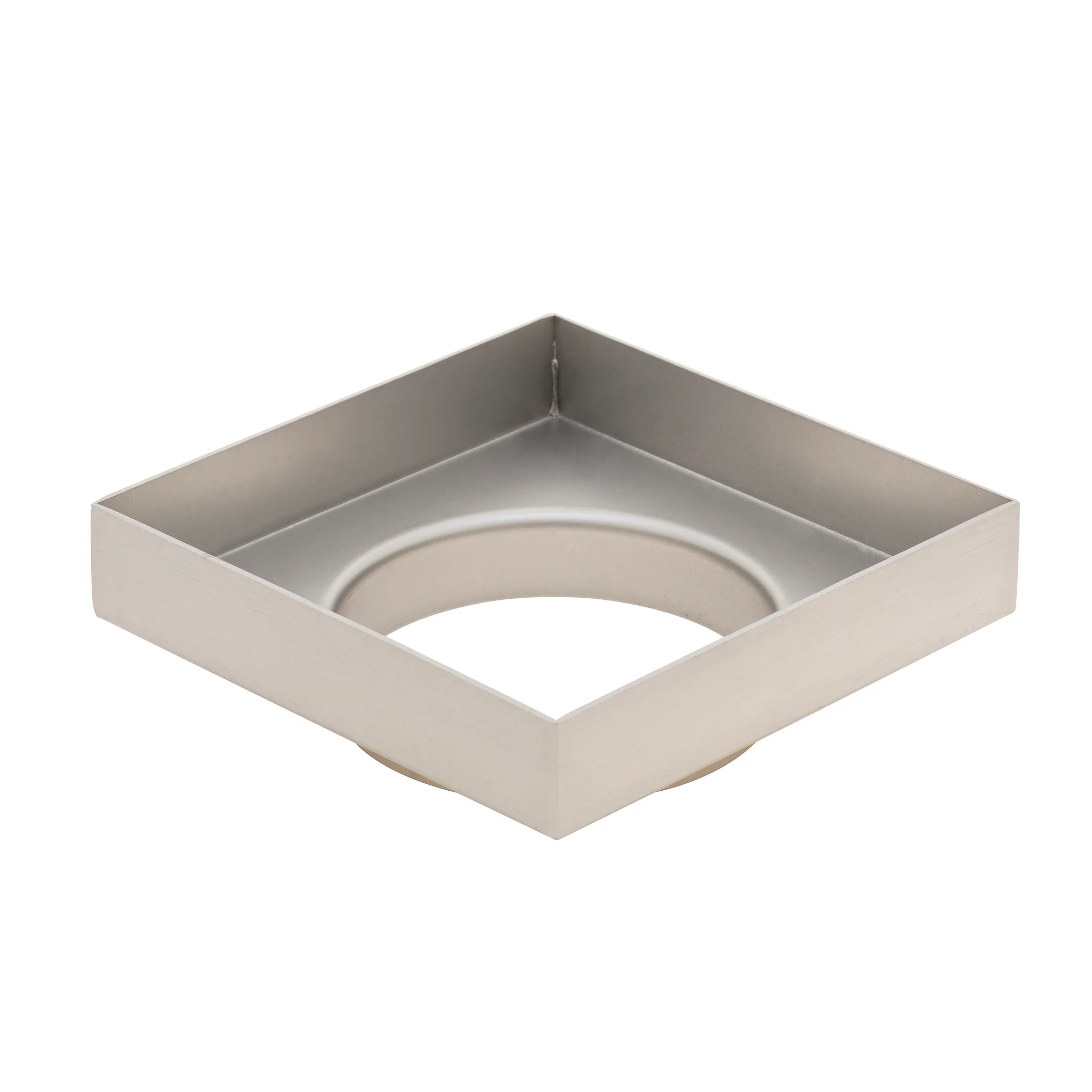Stainless Steel Tile Insert Floor Waste | 75mm Outlet, Brushed SS Nickel - Image 3