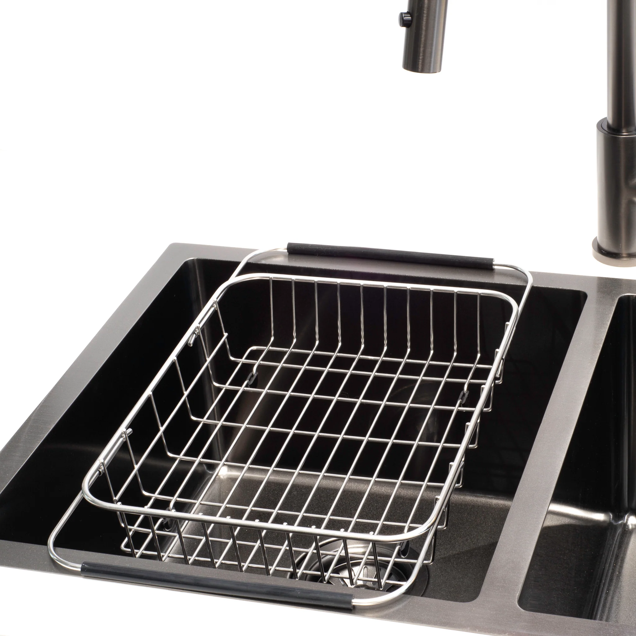 Stainless Steel Wire Basket 330mm x 250mm, Brushed SS Nickel