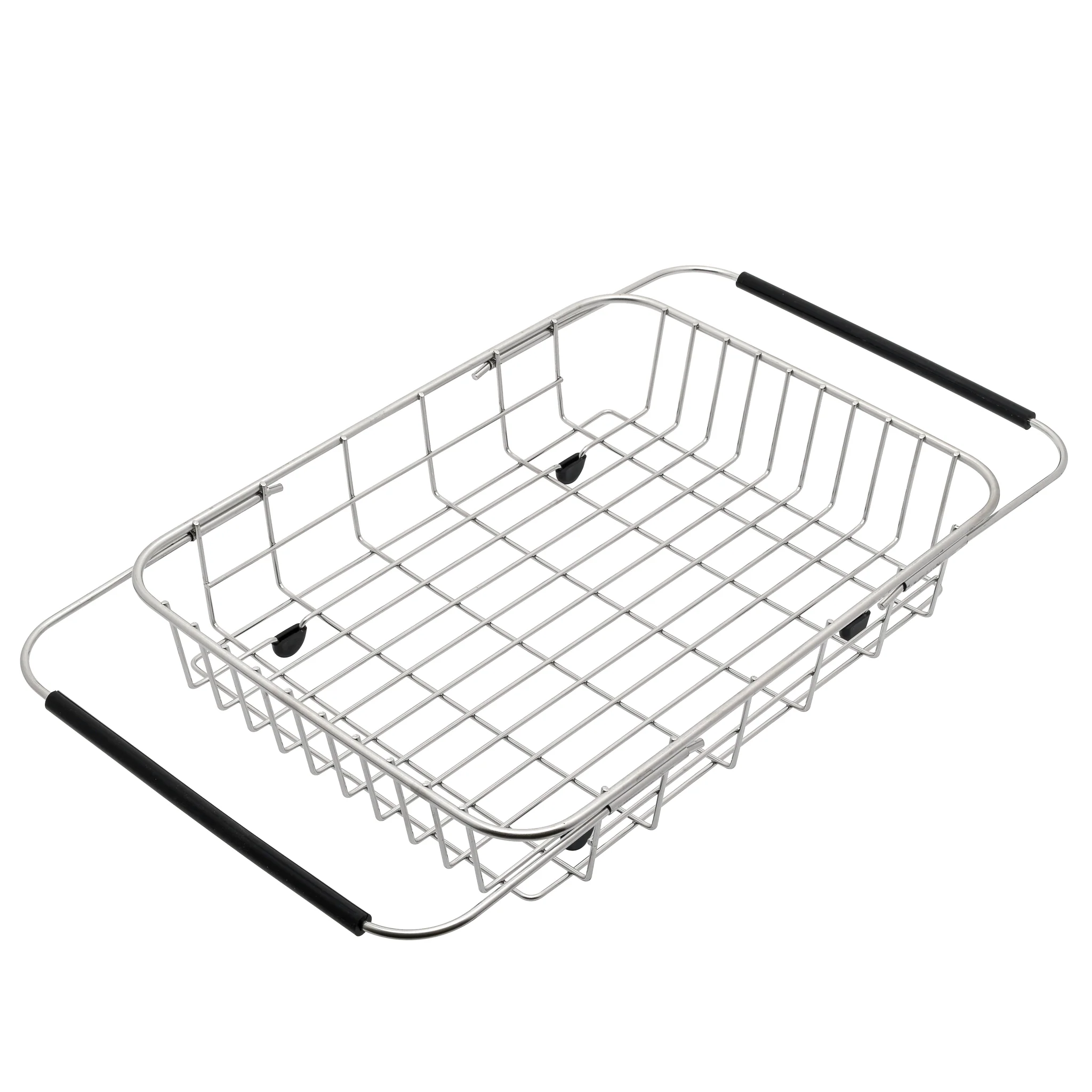 Stainless Steel Wire Basket 330mm x 250mm, Brushed SS Nickel - Image 3