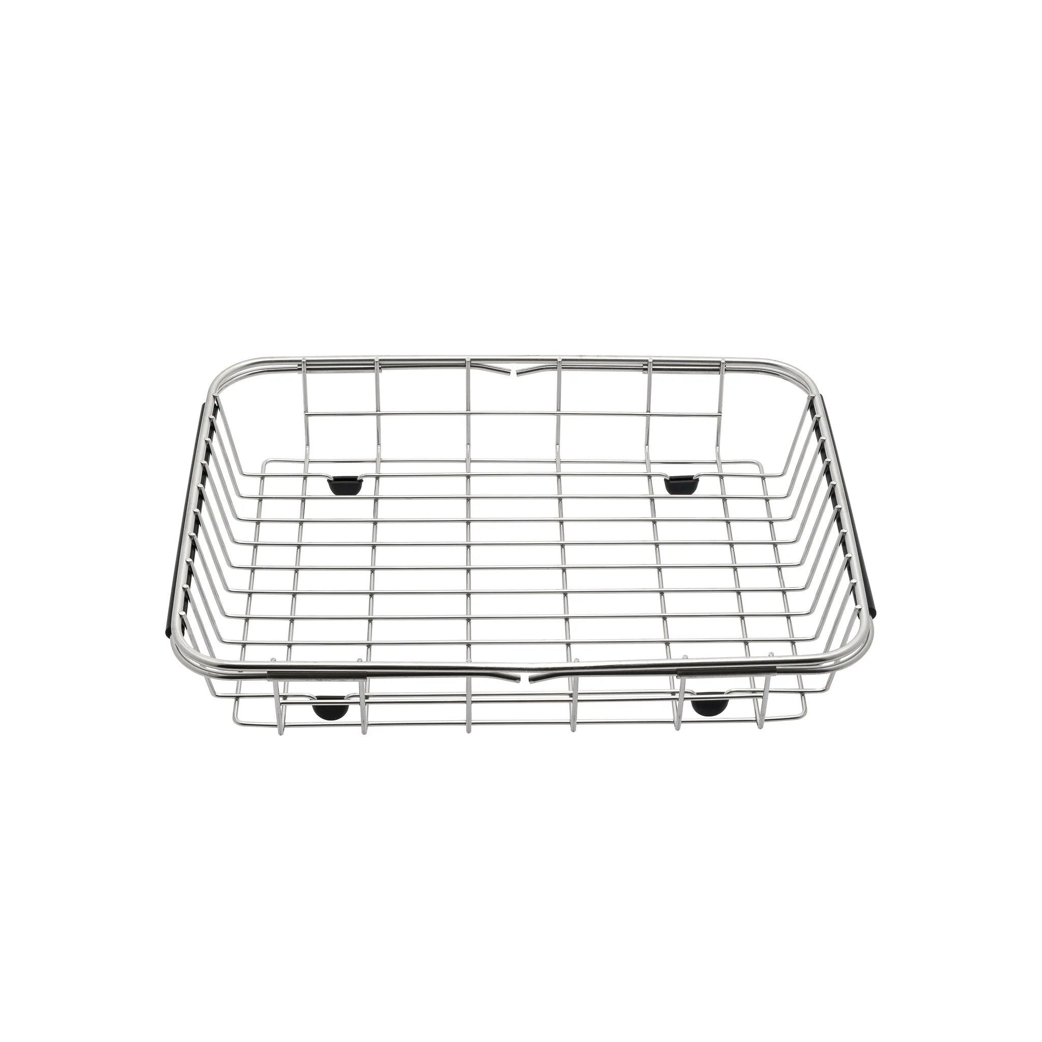 Stainless Steel Wire Basket 330mm x 250mm, Brushed SS Nickel - Image 4