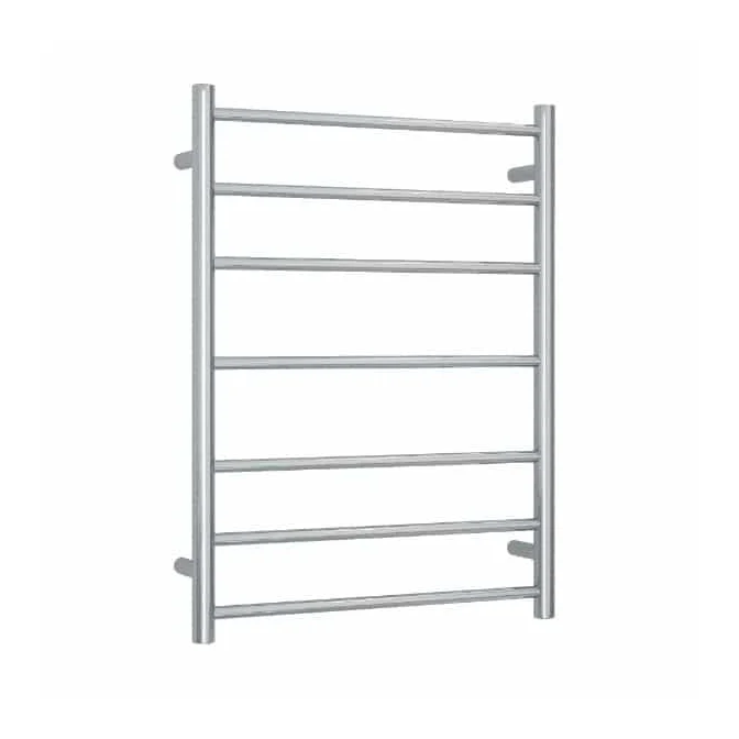 Thermogroup 12V Straight Round Ladder Heated Towel Rail 600mm | Polished Stainless |