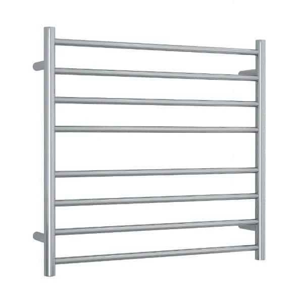 Thermogroup 8 Bar Thermorail Round Heated Towel Ladder 750mm | Polished Stainless Chrome |