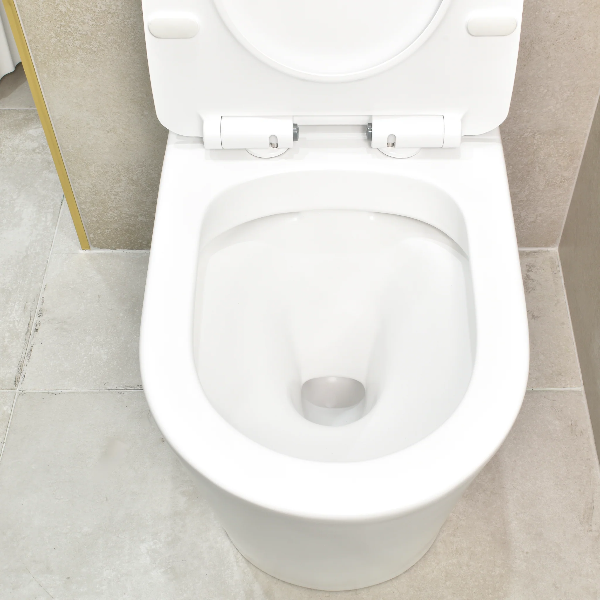 Tiffalo Rimless Back to Wall Toilet Suite, Matte White - Image 8
