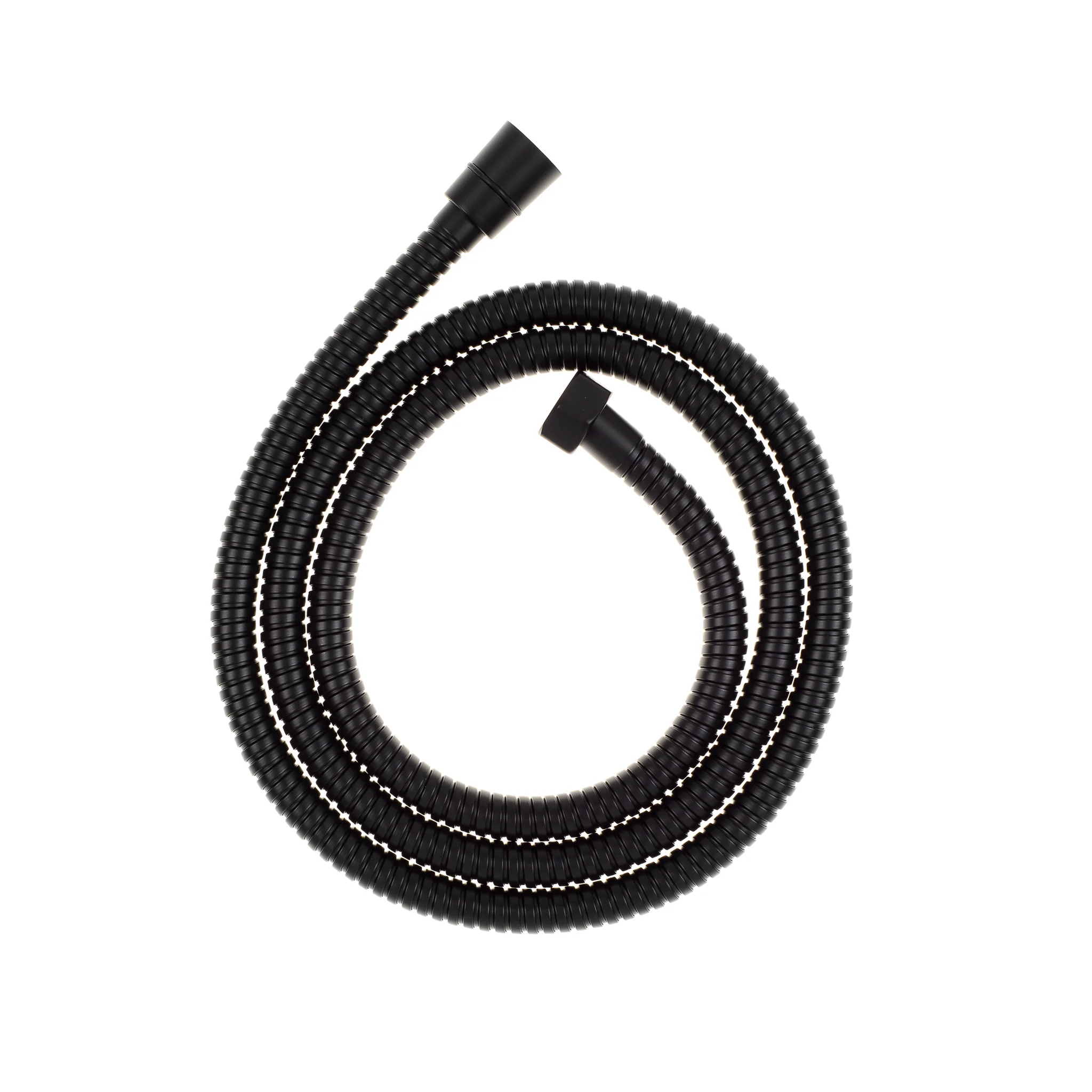 Tube Round Hand Shower on Rail, Matte Black - Image 5