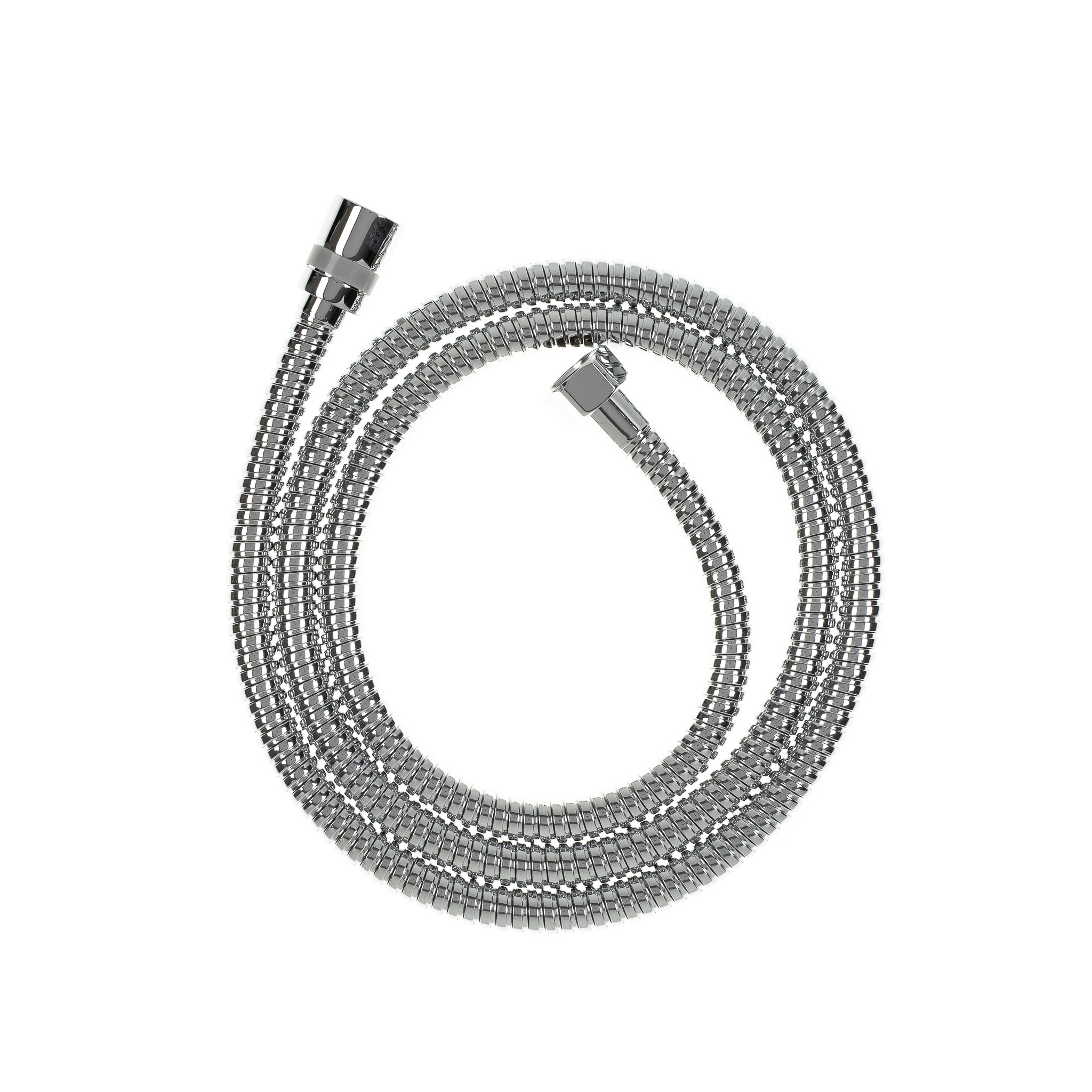 Tube Round Hand Shower on Rail, Polished Chrome - Image 5