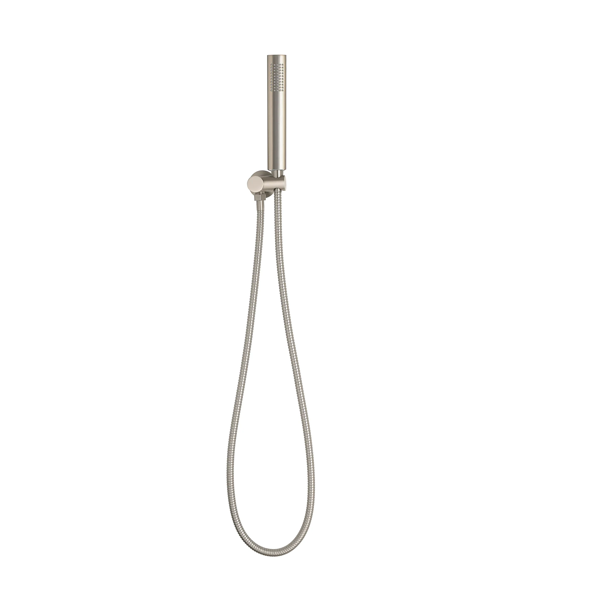 Tube Round Hand Shower with Holder, Brushed Nickel - Image 2