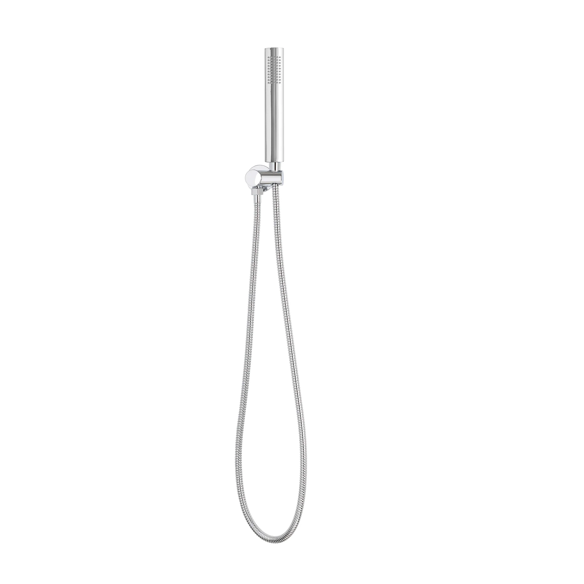 Tube Round Hand Shower with Holder, Polished Chrome - Image 2