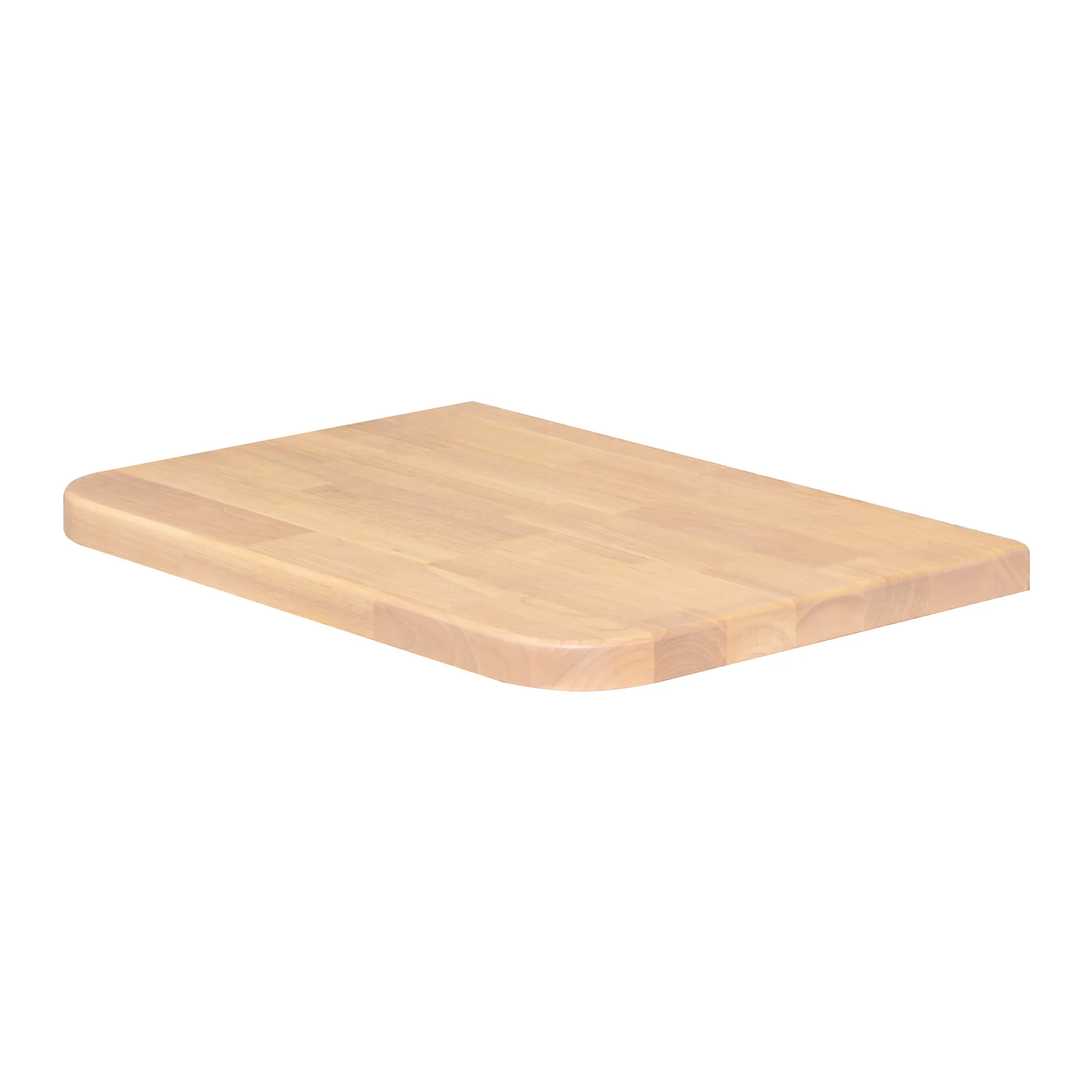 *Clearance* Tura 750mm x 515mm x 40mm Timber Vanity Top, Light Oak - Image 2