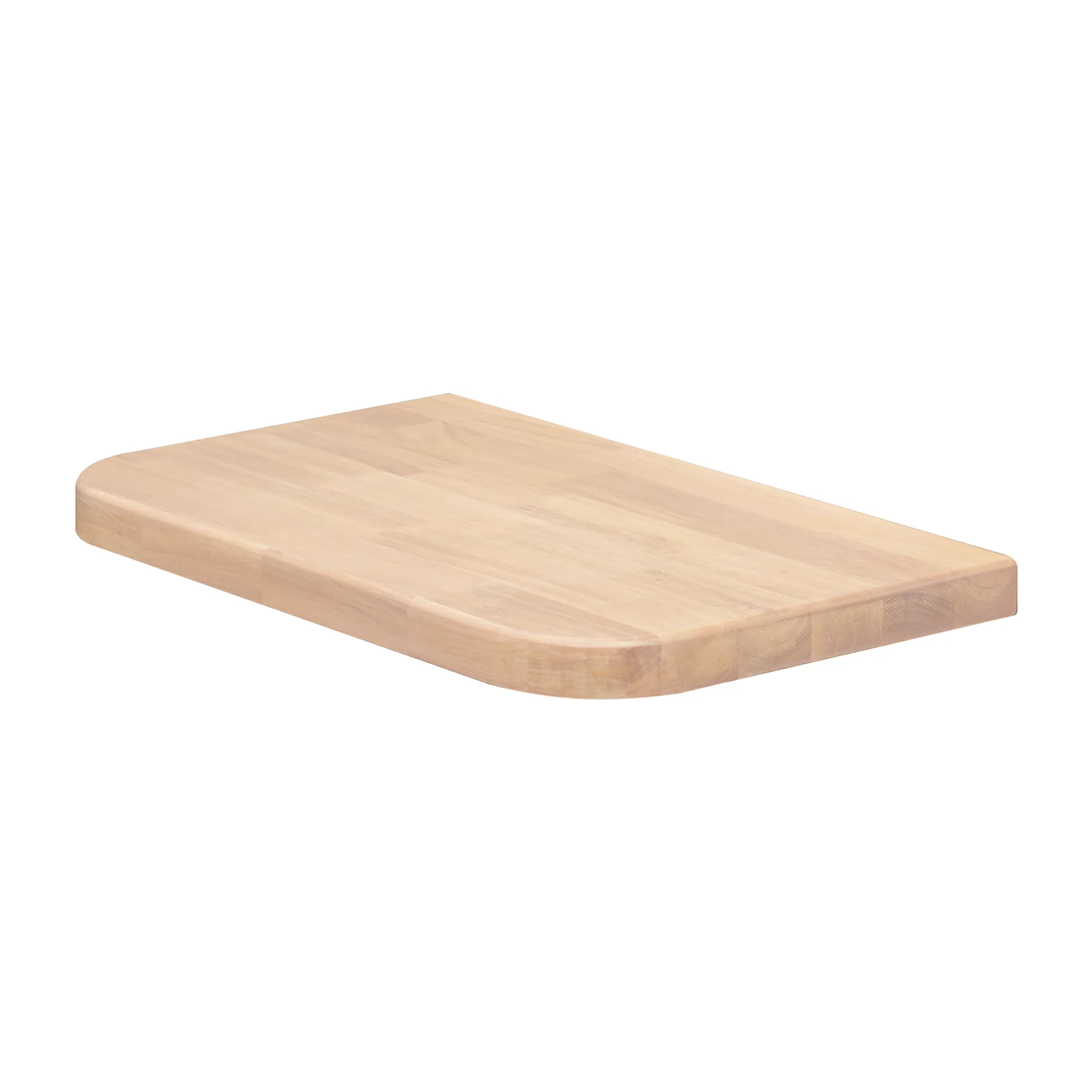 *Clearance* Tura Ensuite 600mm x 380mm x 40mm Timber Vanity Top, Light Oak - Image 2