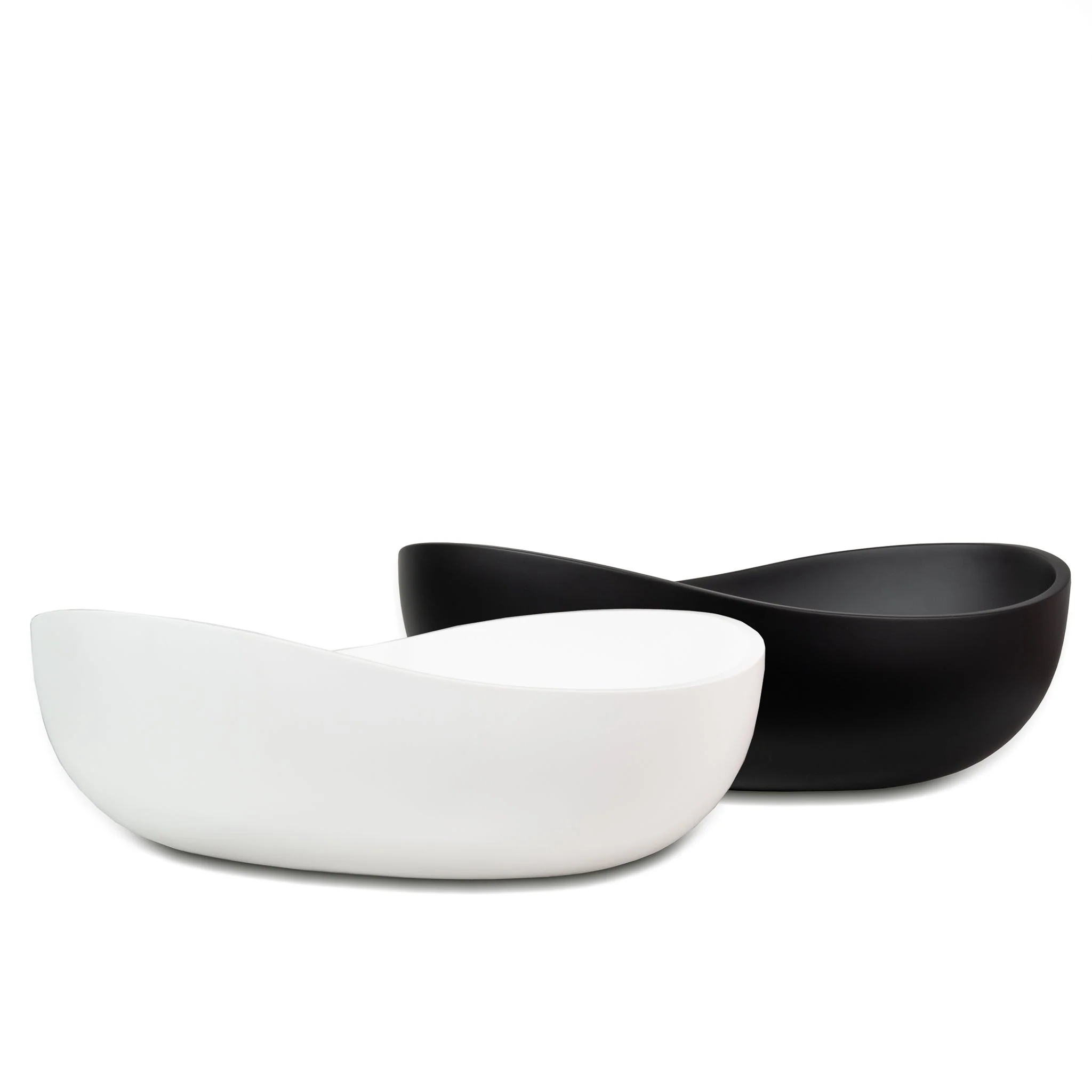 Wave Oval 600mm Artificial Stone Above-Counter Basin, Matte Pink - Image 5